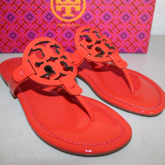 TORY BURCH MILLER NAPLAK SANDALS FLIP FLOPS SAMBA - Picture 5 of 8